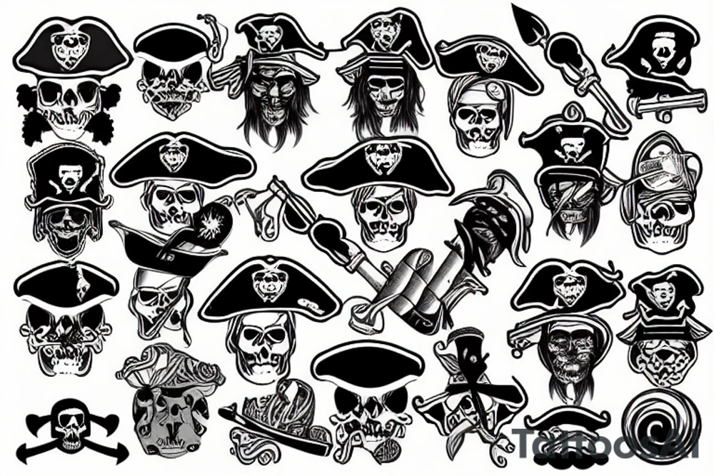 pirate tattoo idea