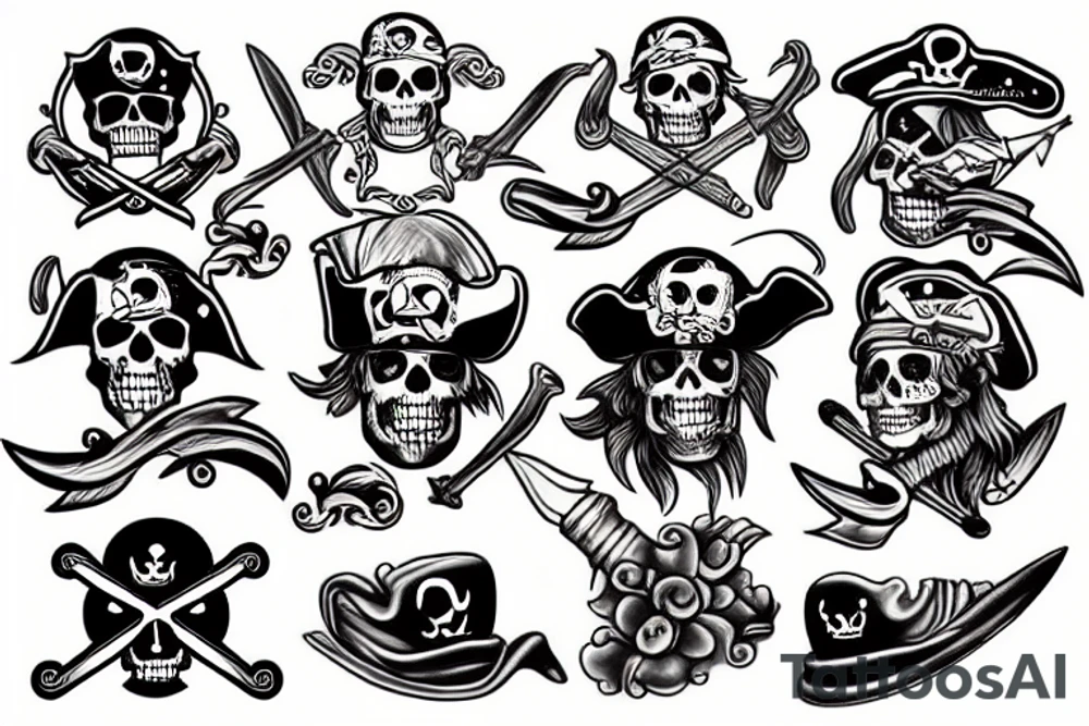 pirate tattoo idea
