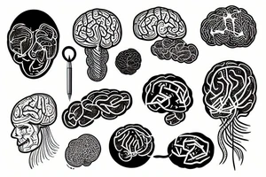Explosive brain, overthinking with wires tattoo idea