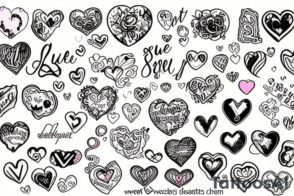 sweet heart tattoo idea