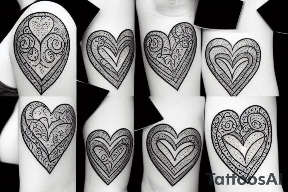 sweet heart tattoo idea