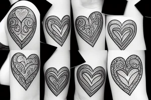 sweet heart tattoo idea