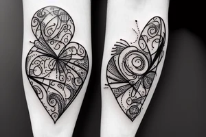sweet heart tattoo idea