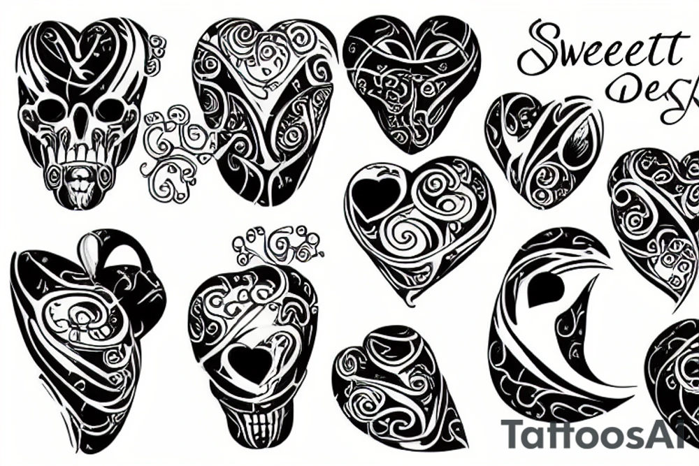sweet heart tattoo idea