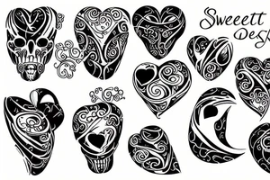 sweet heart tattoo idea