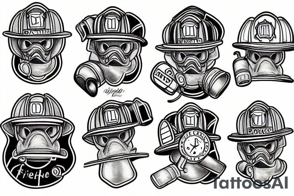Firefighter tattoo idea