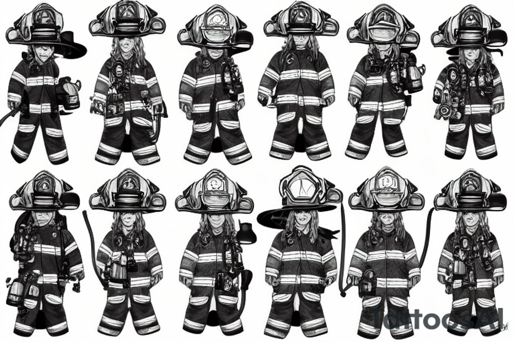 Firefighter tattoo idea