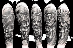Firefighter tattoo idea