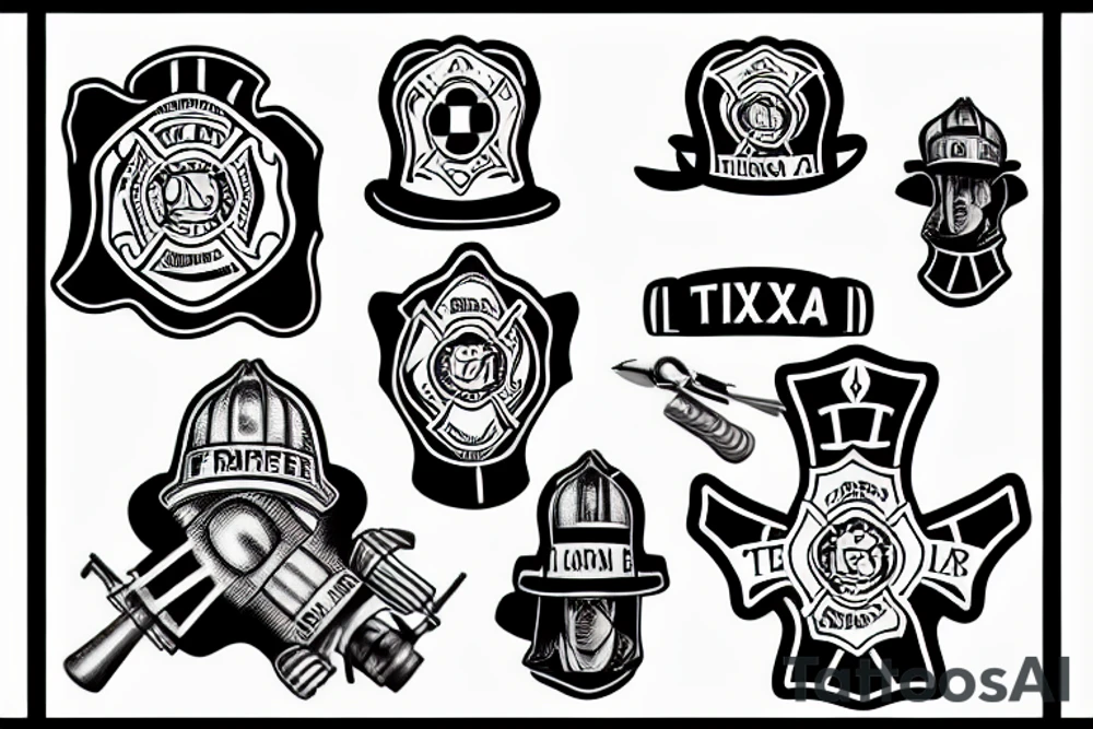 Firefighter Texas Canada uk tattoo idea