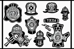 Firefighter Texas Canada uk tattoo idea