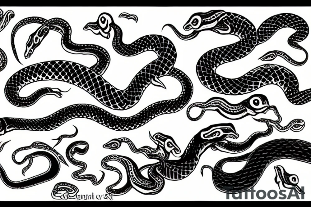 Snake tattoo idea