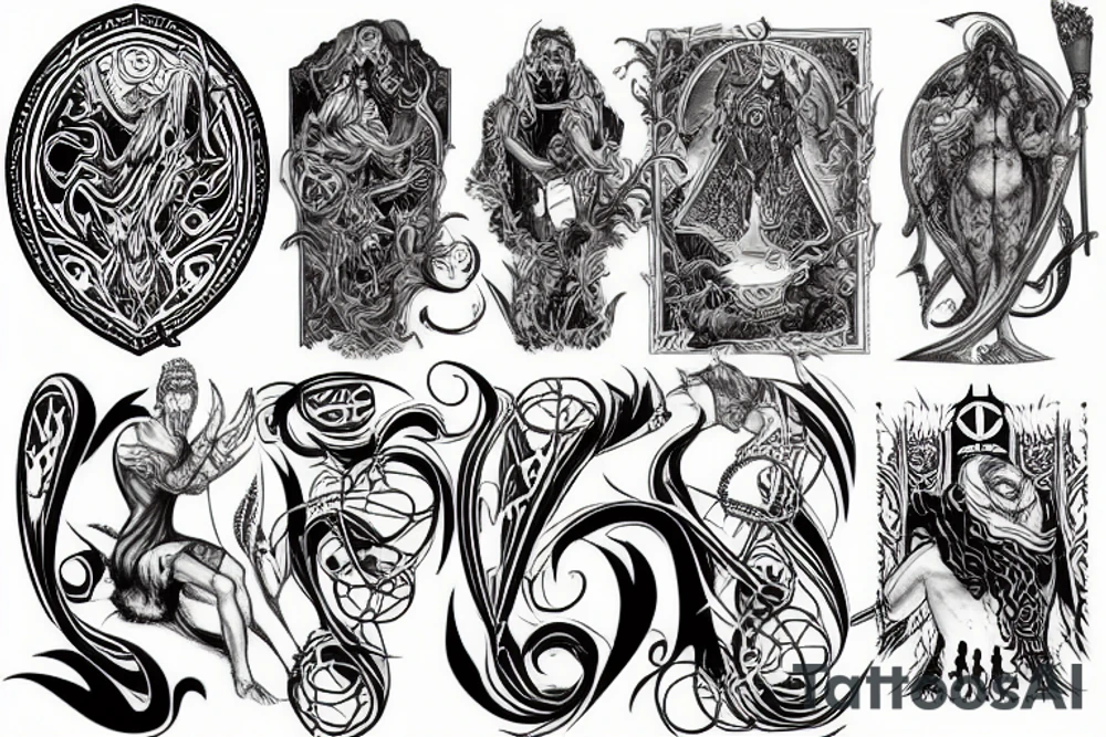 Norse and Christianity tattoo idea