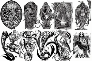 Norse and Christianity tattoo idea