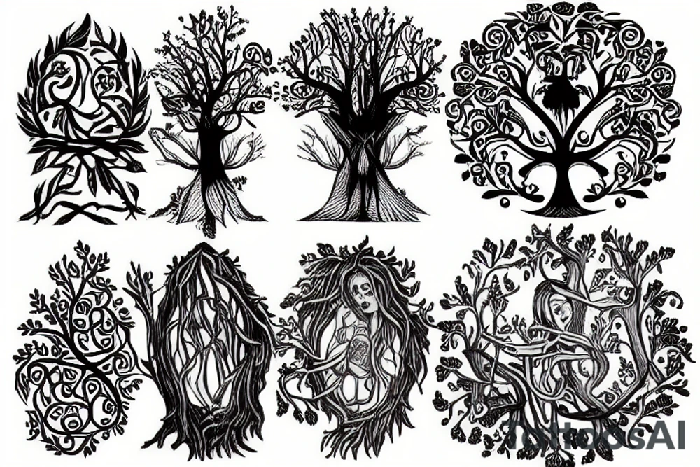 Tree of life tattoo idea