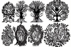 Tree of life tattoo idea
