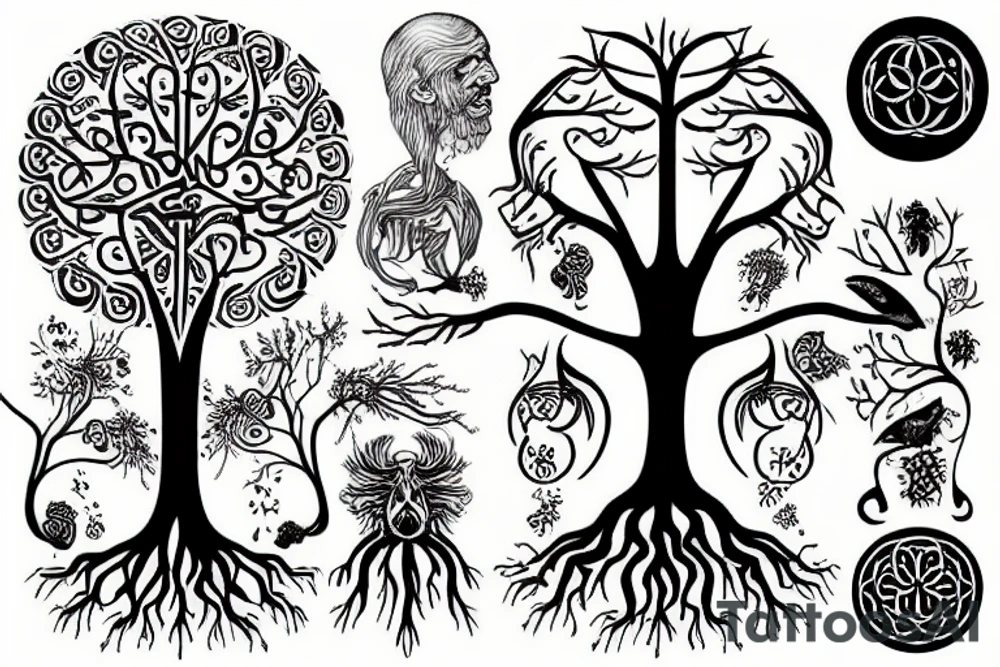 Tree of life tattoo idea