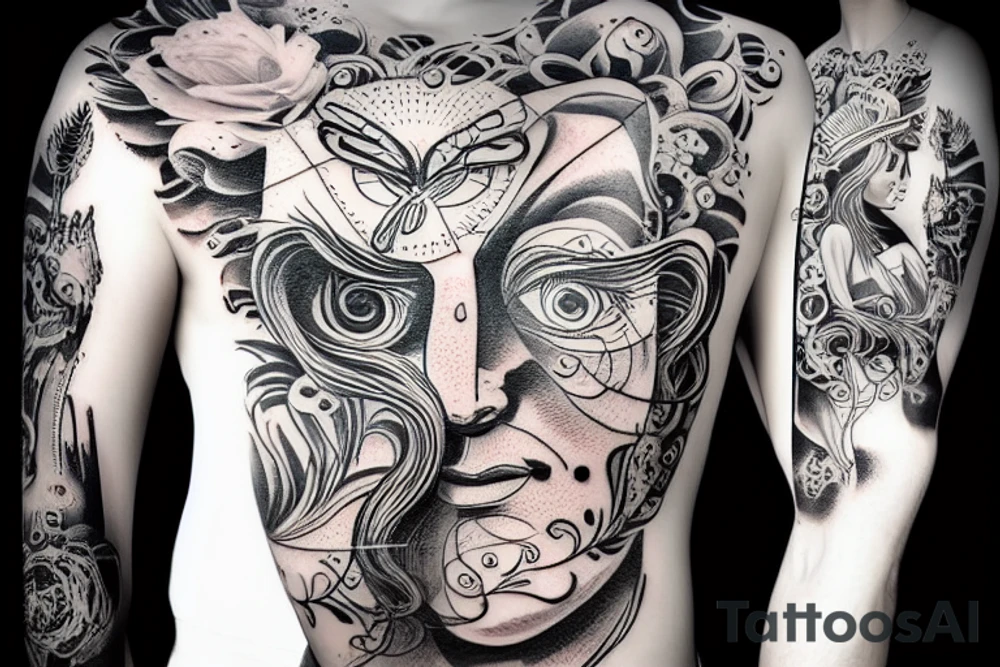 surreal tattoo idea