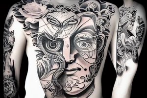 surreal tattoo idea