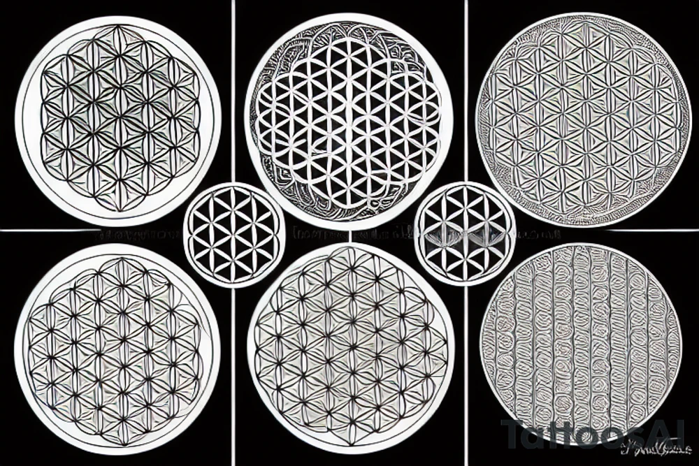 Flower of life tattoo idea