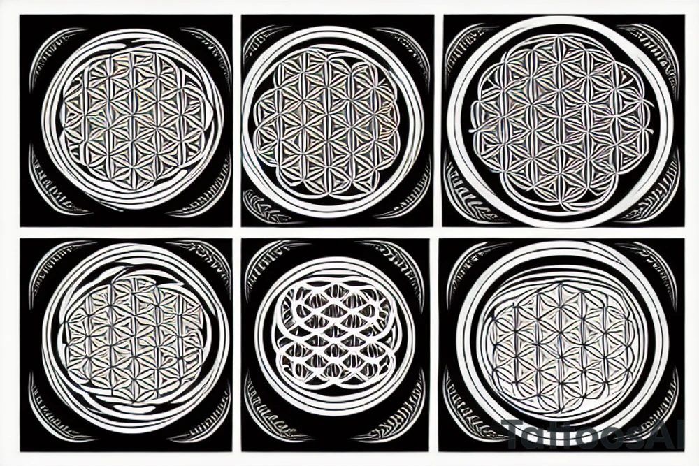 Flower of life tattoo idea