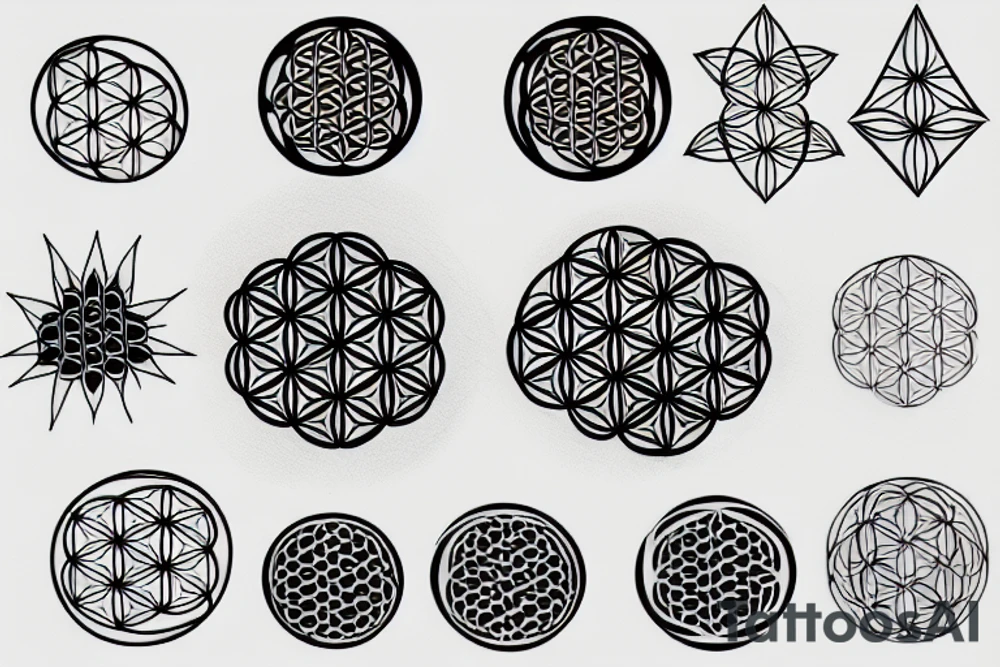 Flower of life tattoo idea