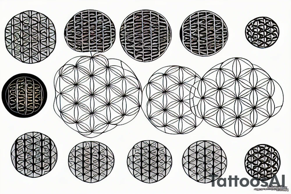 Flower of life tattoo idea