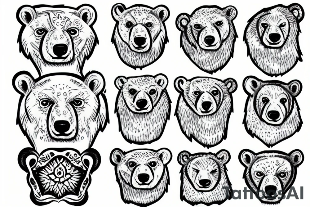 Polar Bear tattoo idea