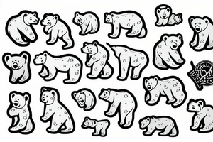 Polar Bear tattoo idea
