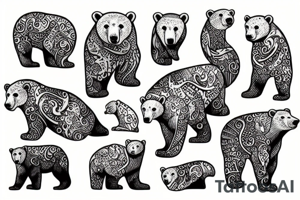 Polar Bear tattoo idea