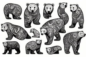 Polar Bear tattoo idea