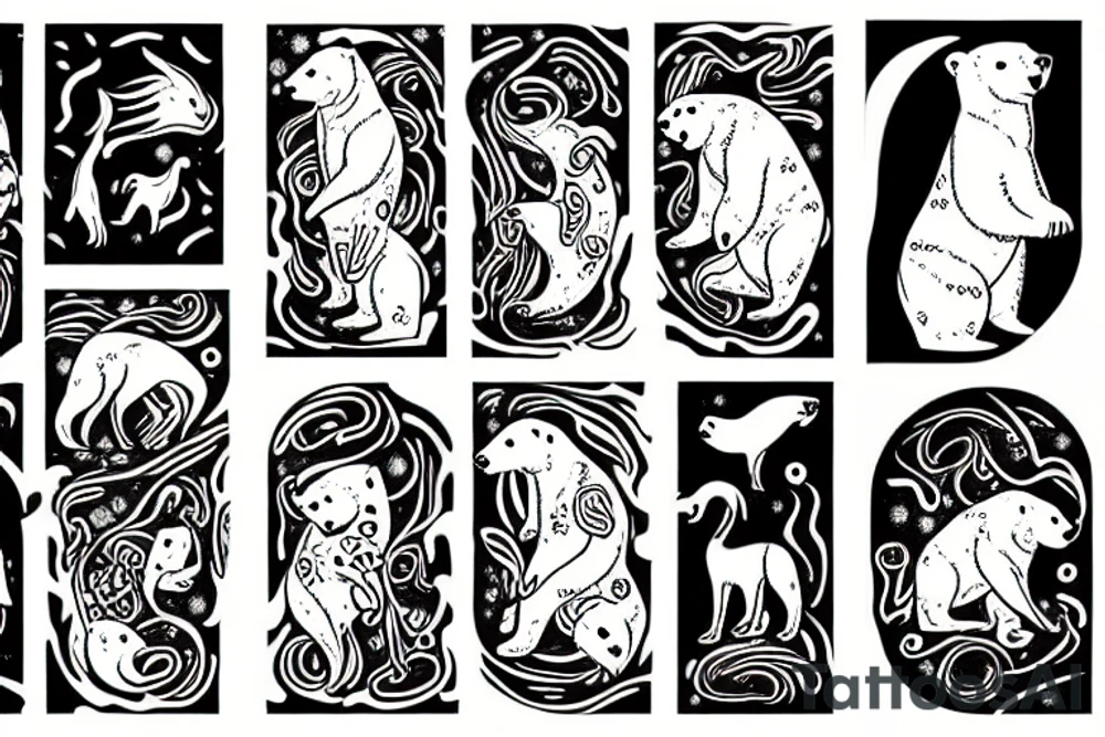 Polar Bear tattoo idea