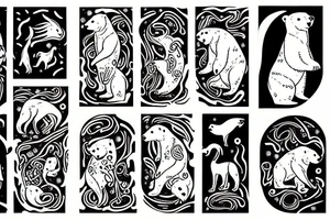 Polar Bear tattoo idea