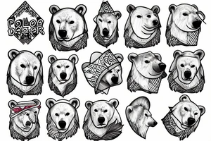 Polar Bear tattoo idea