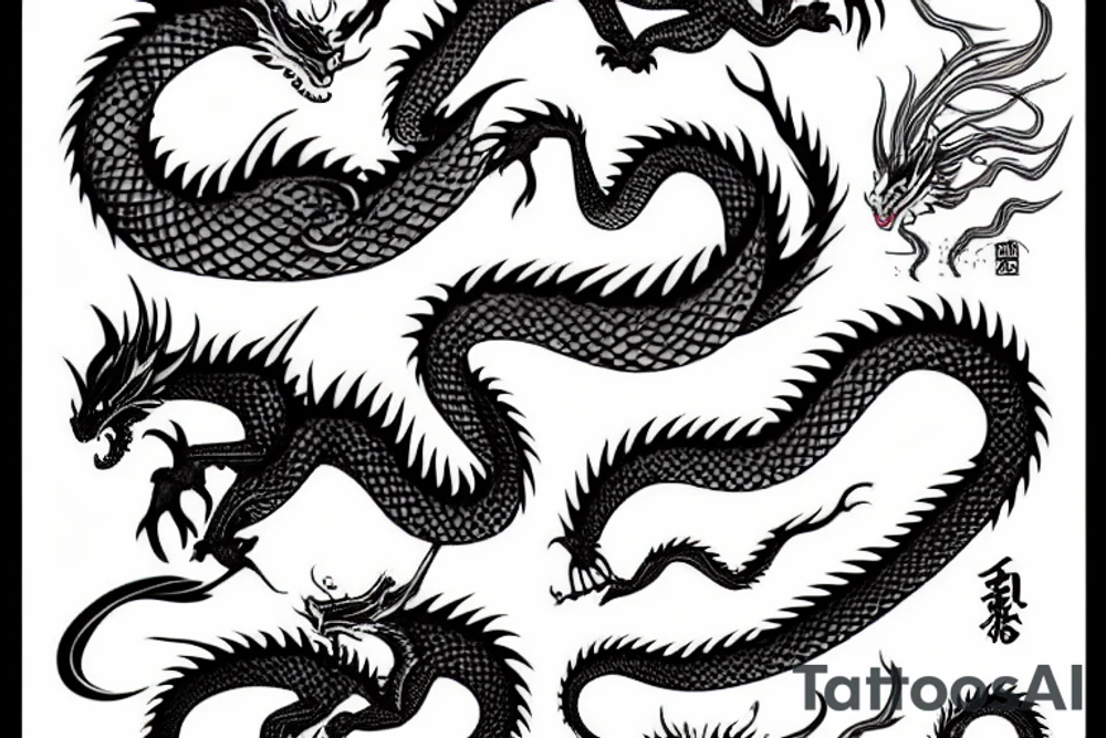 dragon back tattoo tattoo idea