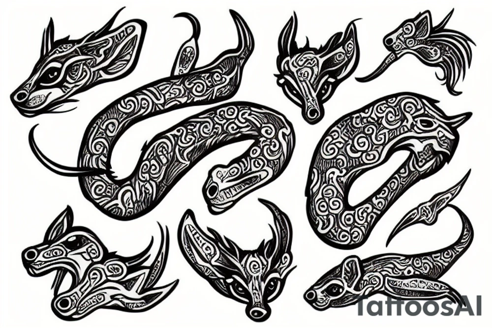 neck tattoo of a leapard tattoo idea