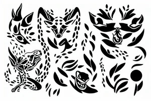 neck tattoo of a leapard tattoo idea