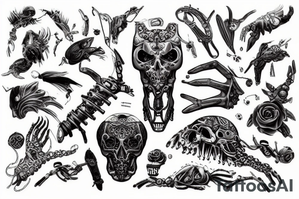 Чёрный кот tattoo idea