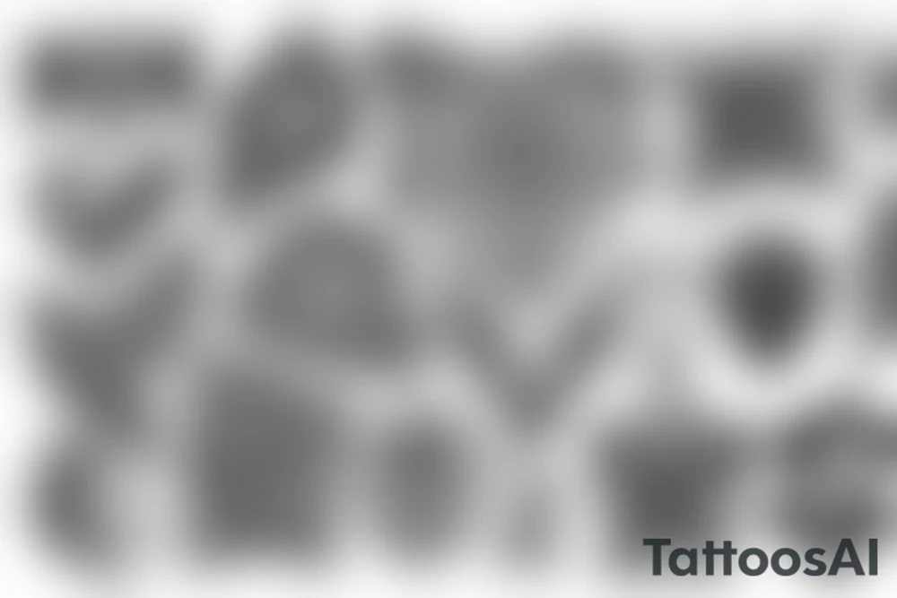 psychedelic tattoo idea