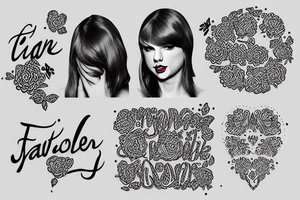 taylor swift tattoo idea
