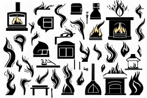 fireplace ashes tattoo idea