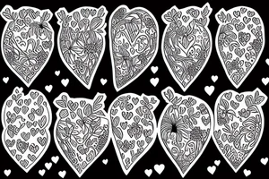 pomegranate heart tattoo idea