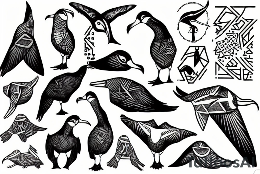 Albatross tattoo idea