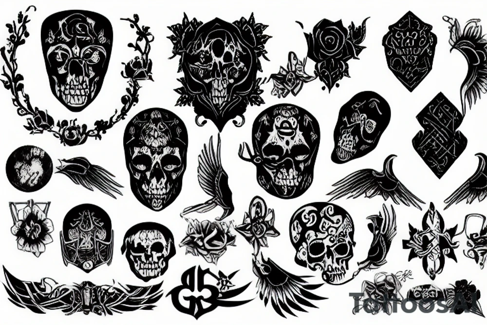 Gothic text that says 1035 tattoo idea