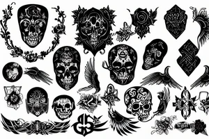 Gothic text that says 1035 tattoo idea