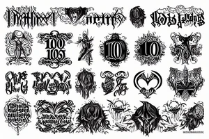 Gothic text that says 1035 tattoo idea