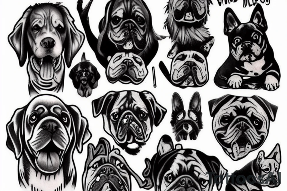 Vicious dog tattoo idea