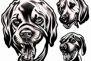 Vicious dog tattoo idea