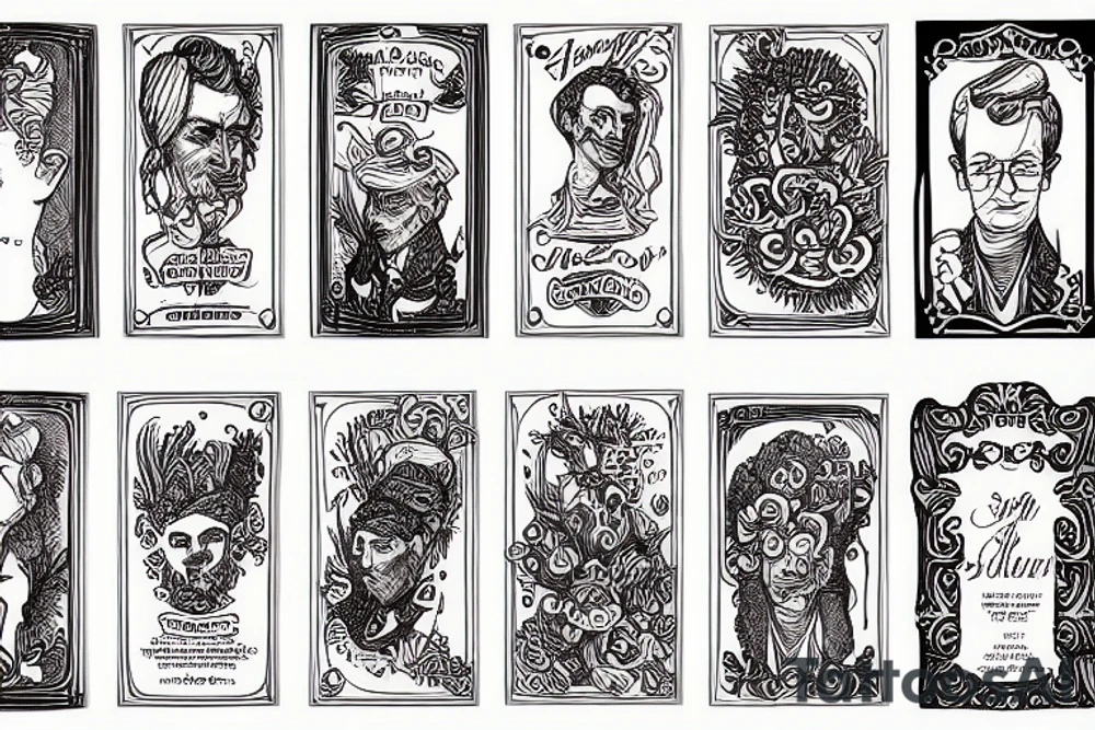 Adam Smith Post card tattoo idea