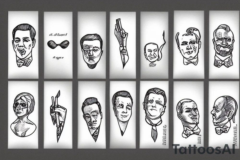 Adam Smith Post card tattoo idea