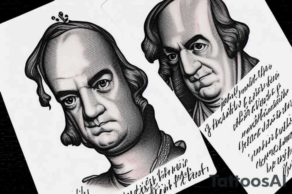 Adam Smith Post card tattoo idea